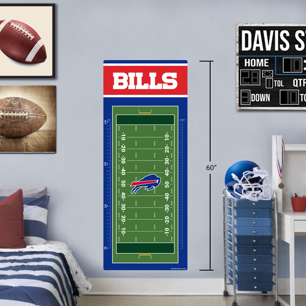 Buffalo Bills Decal - 24" x 60" Growth Chart