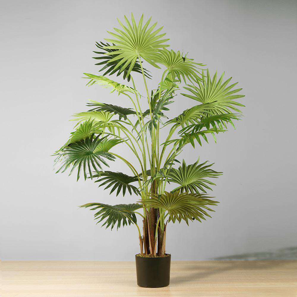 Nino Artificial Fan Palm Potted Plant 51''