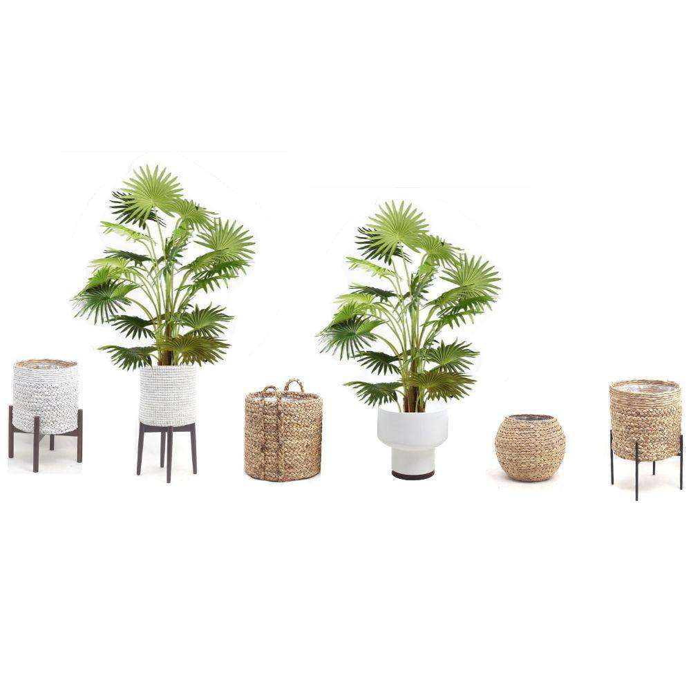 Nino Artificial Fan Palm Potted Plant 51''