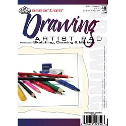 Essentials Drawing Artist Paper Pad 5X7 40 Sheets - Free Shipping