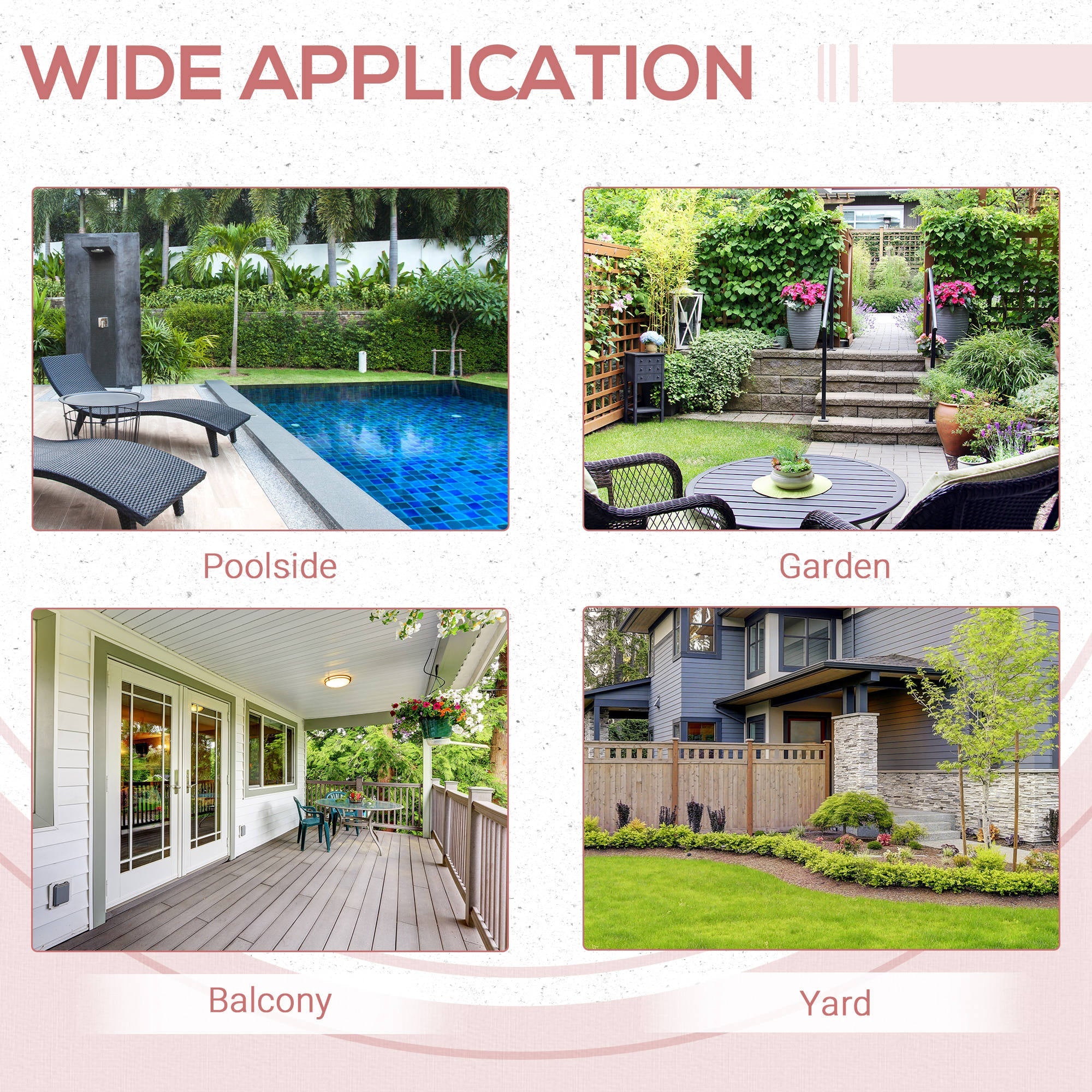 Outsunny Folding Rattan Coffee Table Patio Outdoor Wicker Side Table for Balcony Porch Poolside 15.75"x15.75"x15.75" Brown