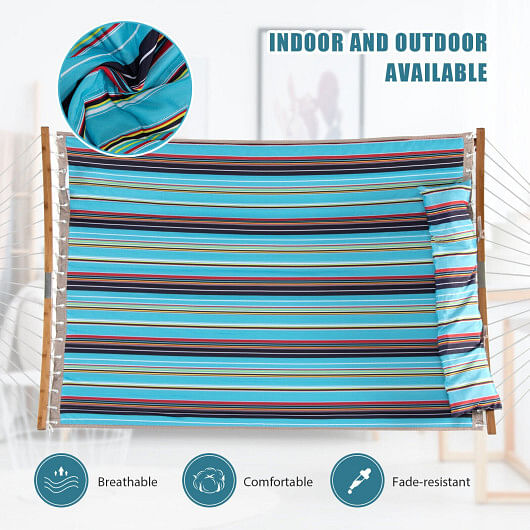 Outdoor Hammock with Detachable Pillow-Red - Free Shipping