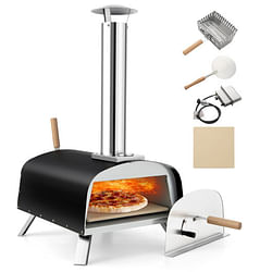 Portable Multi-Fuel Pizza Oven with Pizza Stone and Pizza Peel - Free Shipping