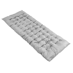 75 x 27.5 Inch Camping Cot Pads with Soft and Breathable Crystal Velvet-Gray - Free Shipping