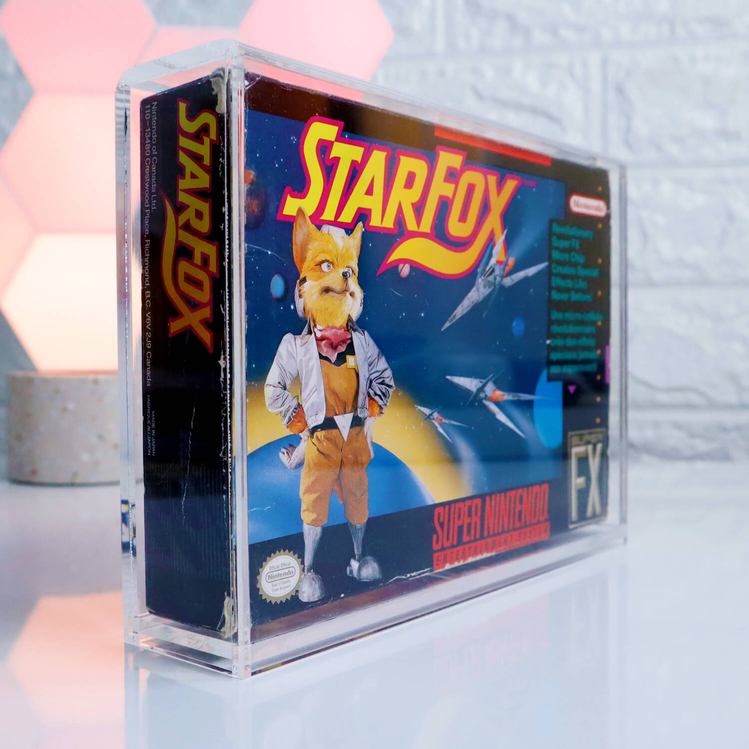 Acrylic Display Protector for SNES Games and N64 Game Box - Pack of 2