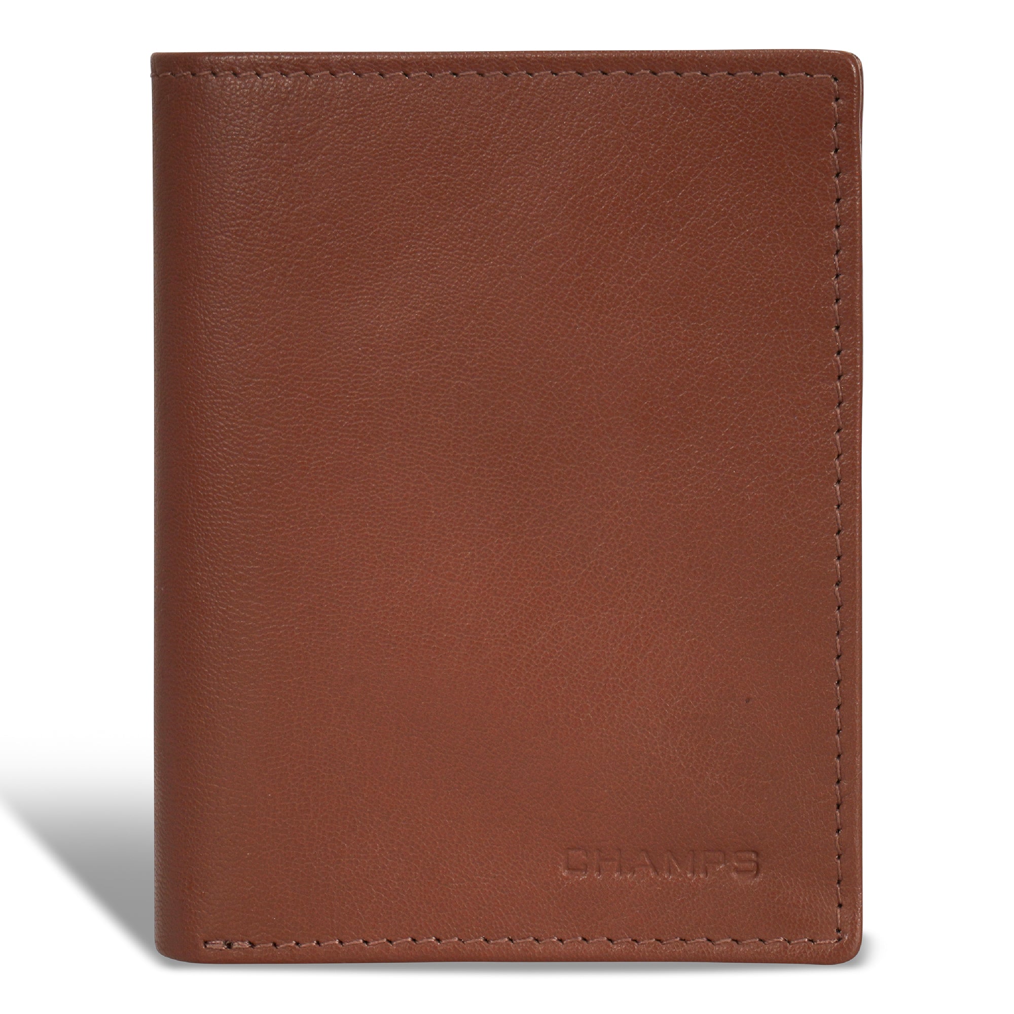 Onyx / Leather Vertical Wallet