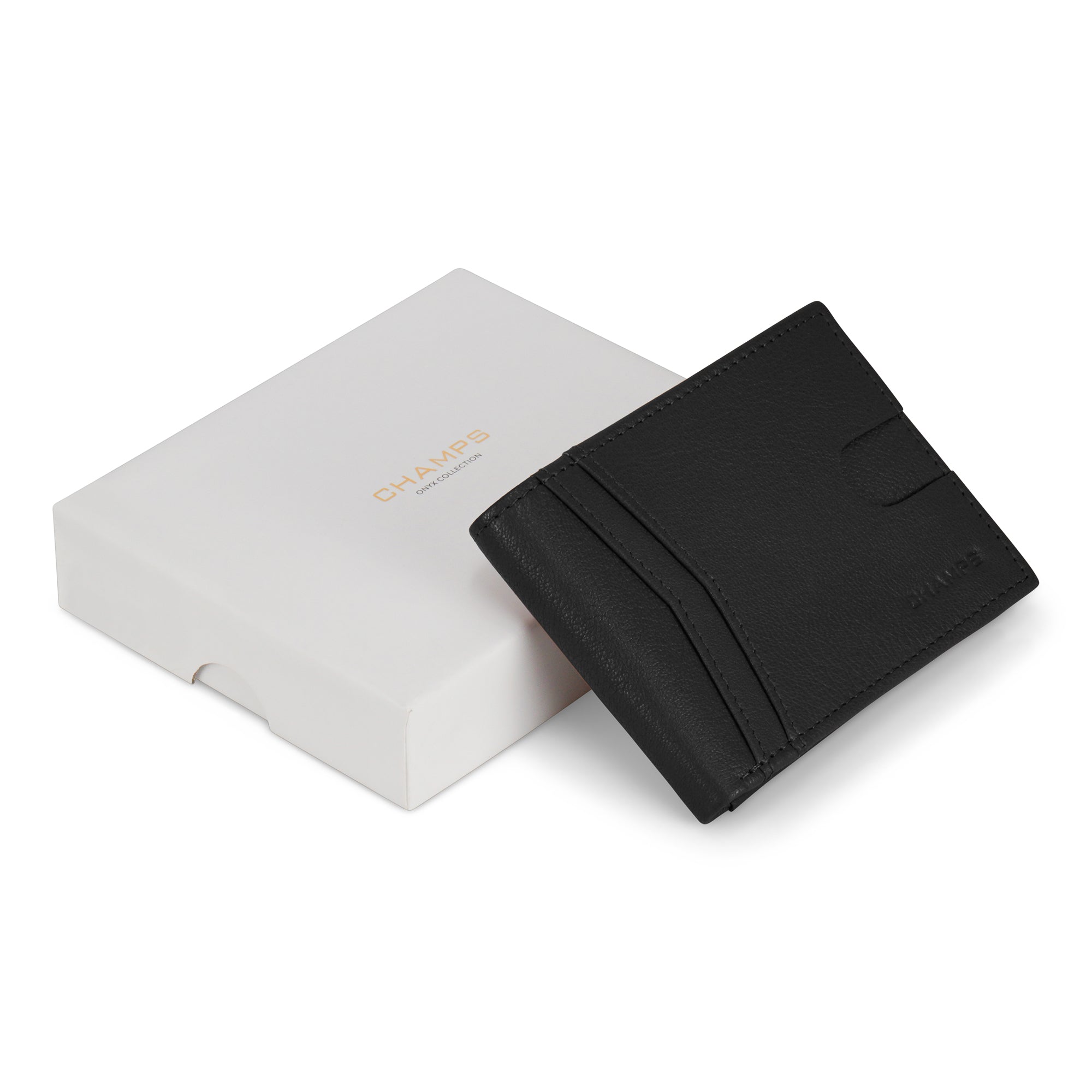 Onyx / Leather Access Top Wing Wallet