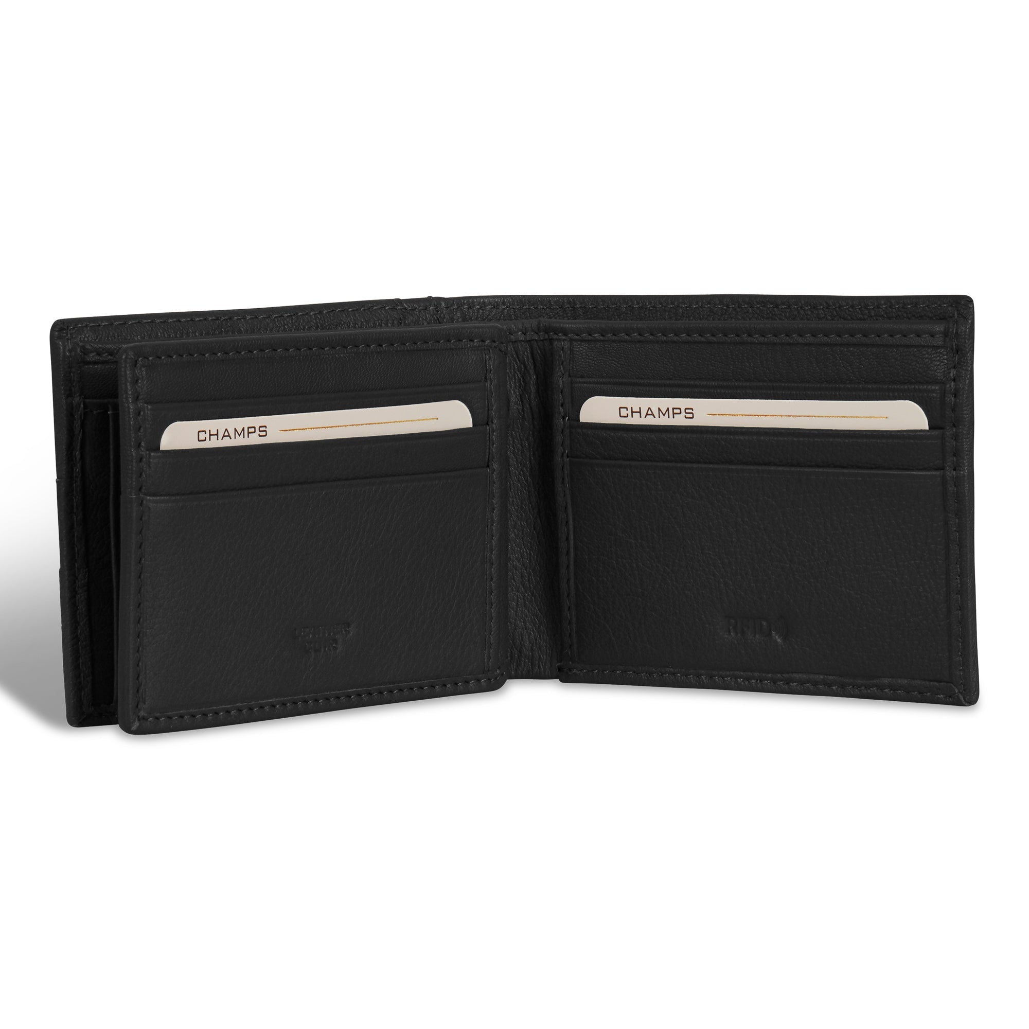 Onyx / Leather Access Center Wing Wallet