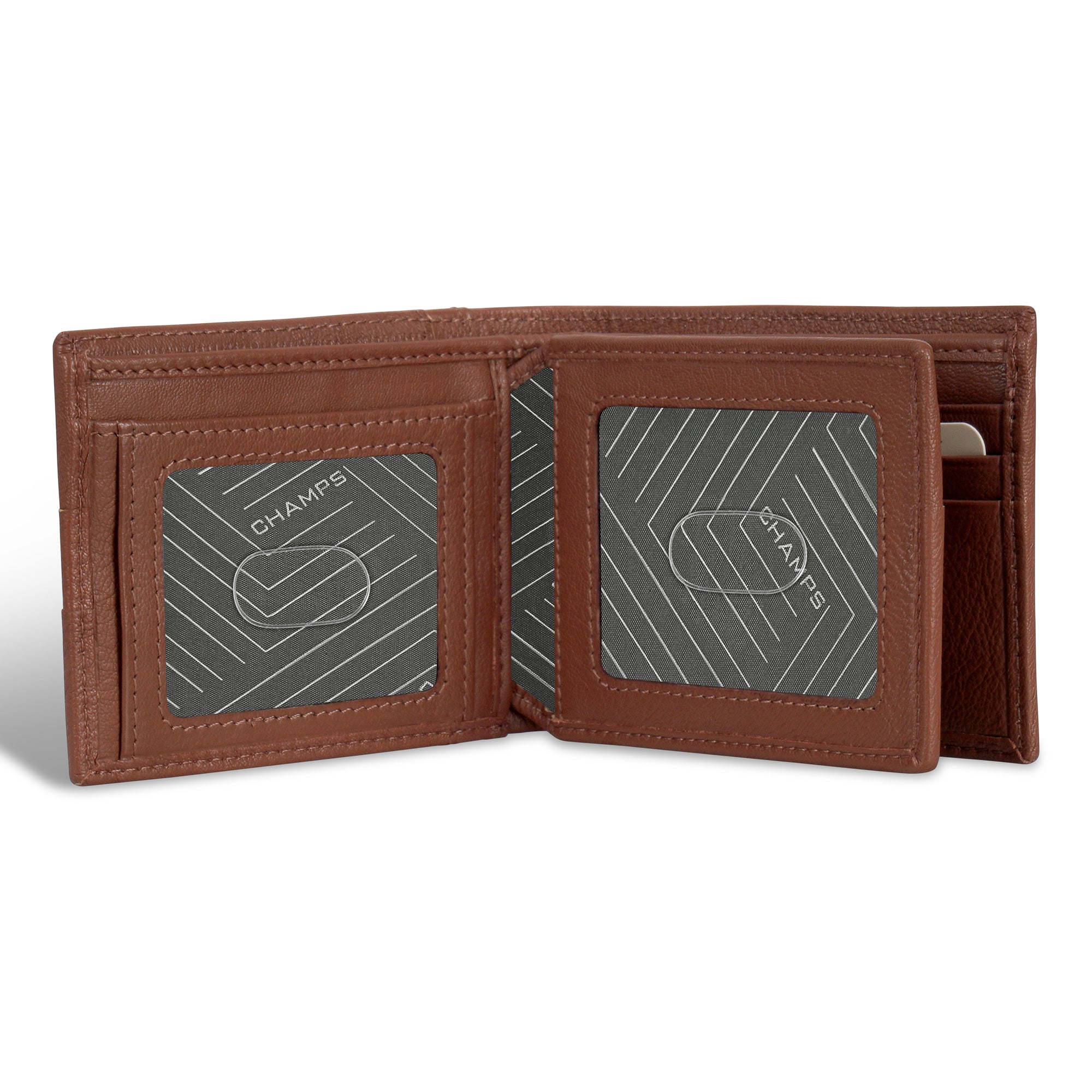 Onyx / Leather Access Center Wing Wallet