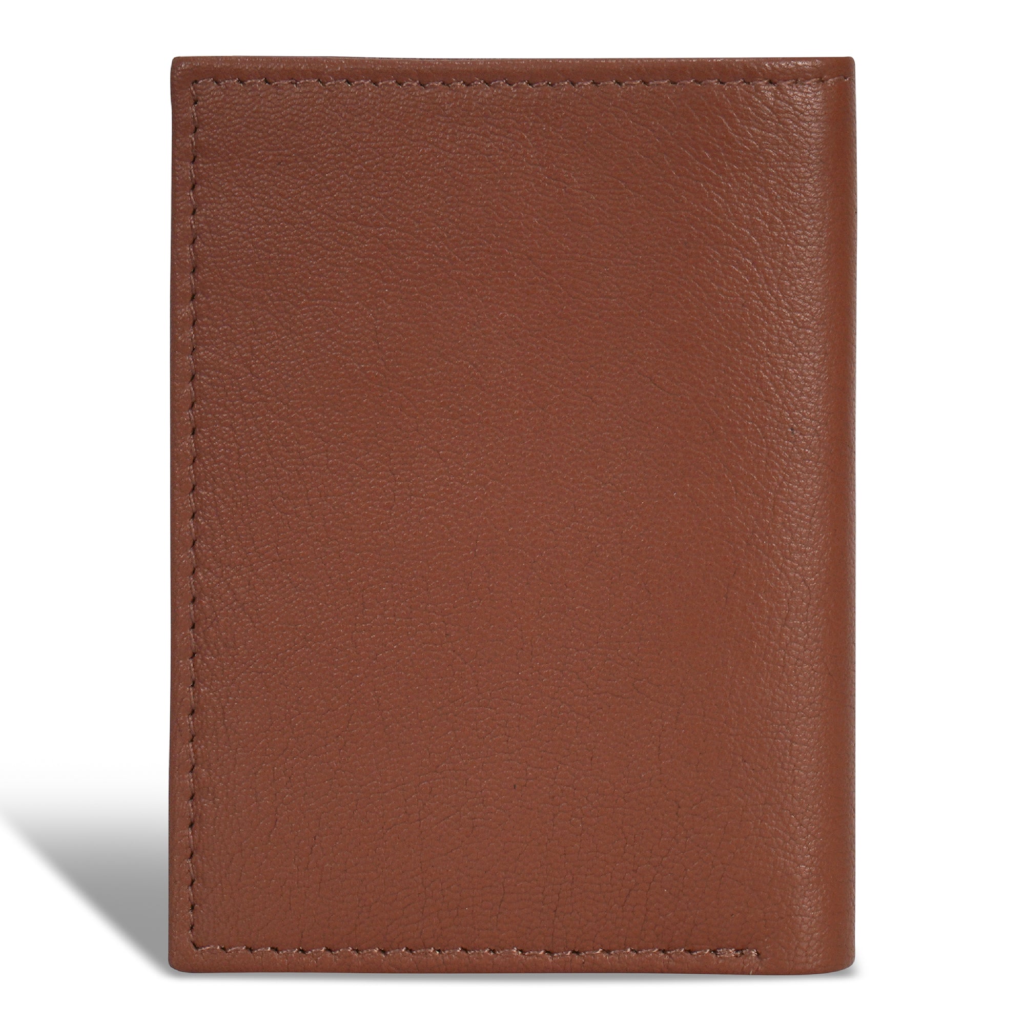 Onyx / Leather Vertical Slim Wallet