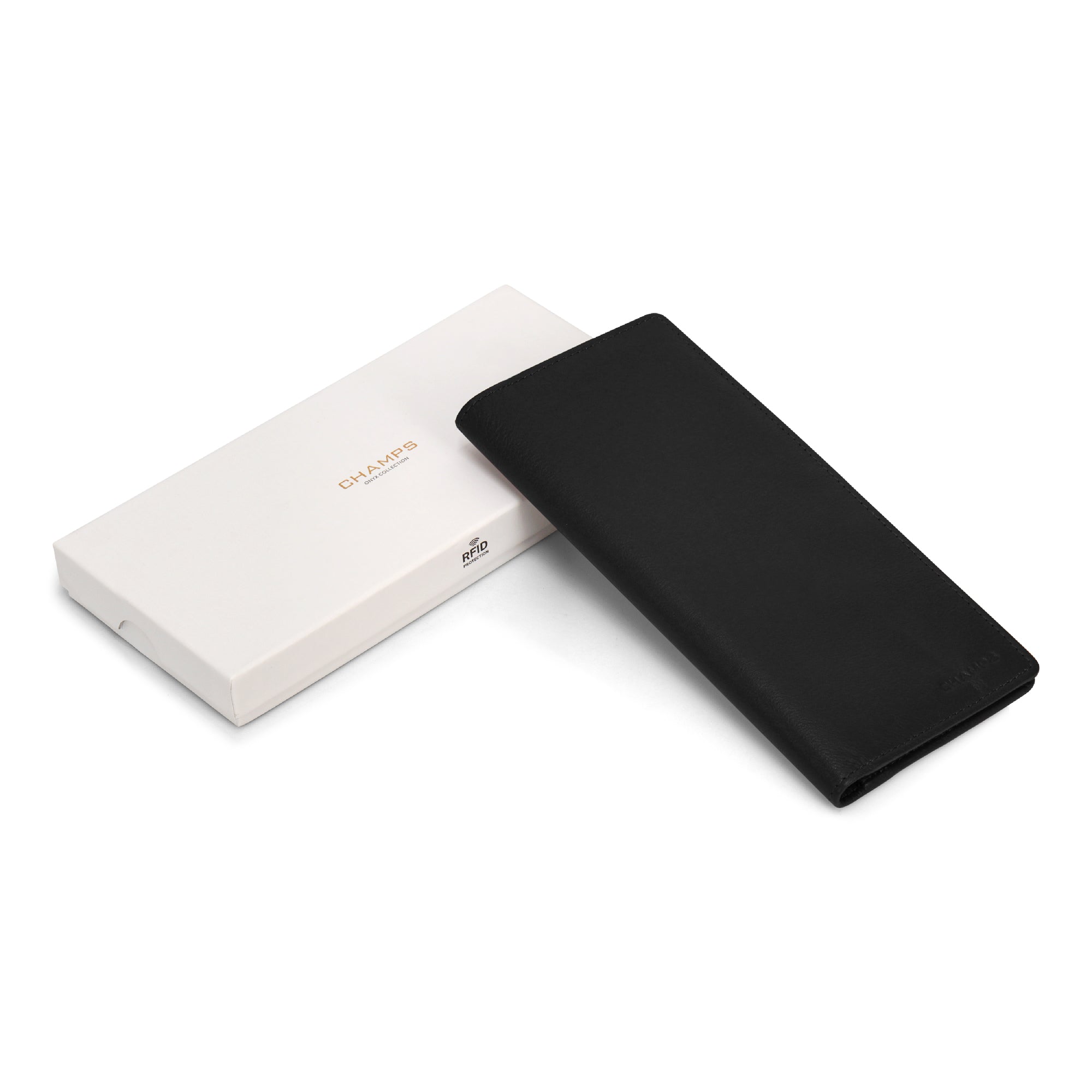 Onyx / Leather Breast Wallet