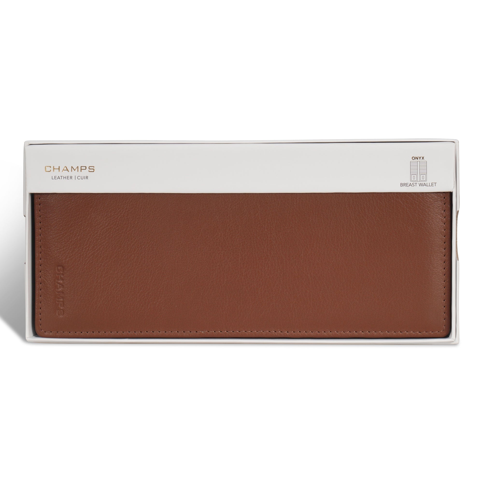 Onyx / Leather Breast Wallet