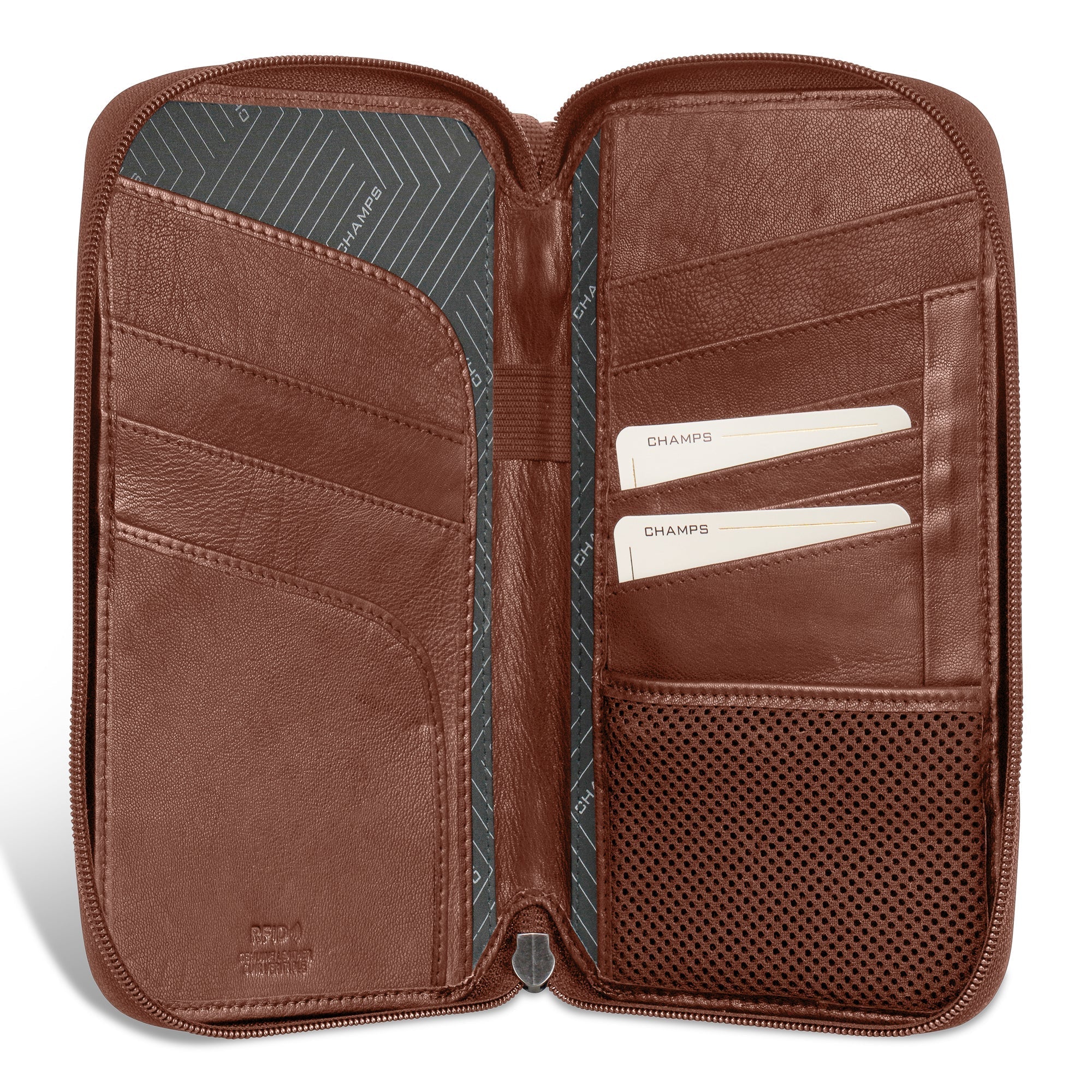 Onyx / Leather Multi Passport Case