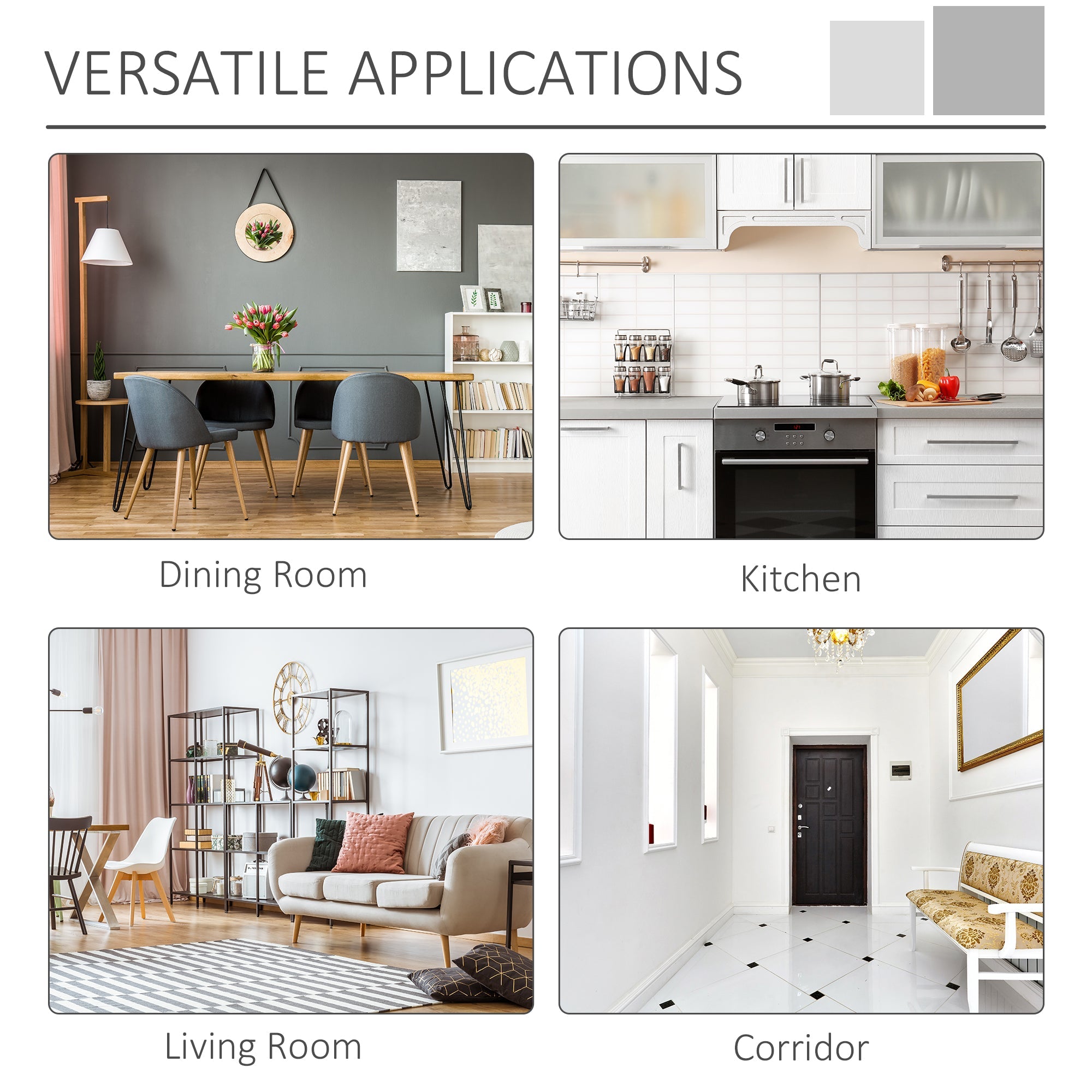 HOMCOM Rustic Buffet Sideboard: Farmhouse Storage Cabinet with Barn Doors for Kitchen/Dining Room, Dark Oak