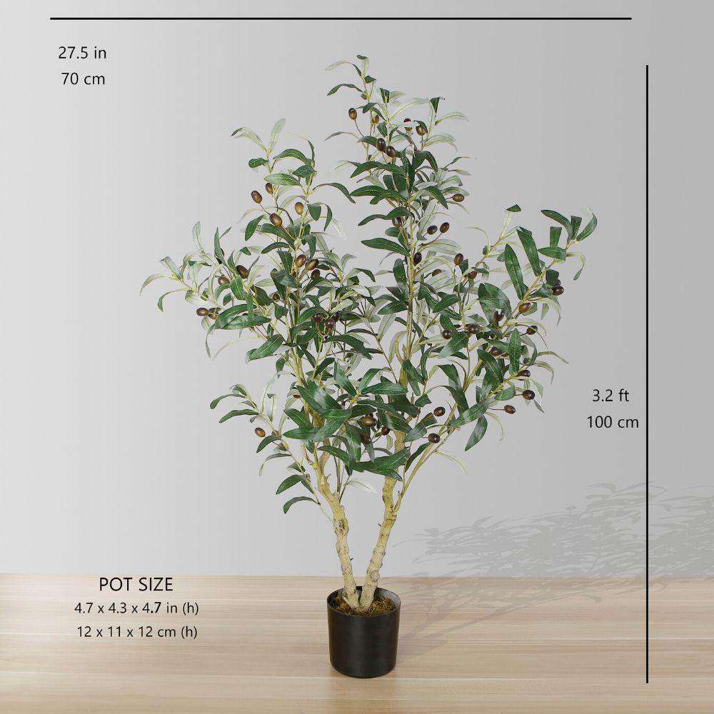 Oli Artificial Olive Tree Potted Plant (Multiple Sizes)