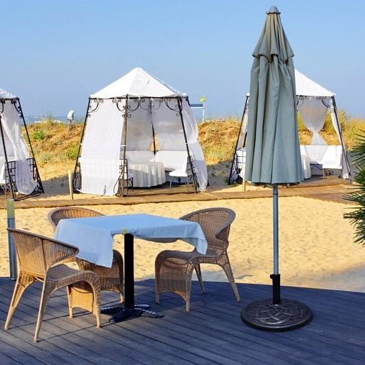 22 Inch Heavy Duty Round Umbrella Base Stand - Free Shipping