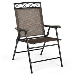 Set of 4 Patio Folding Chairs - Free Shipping