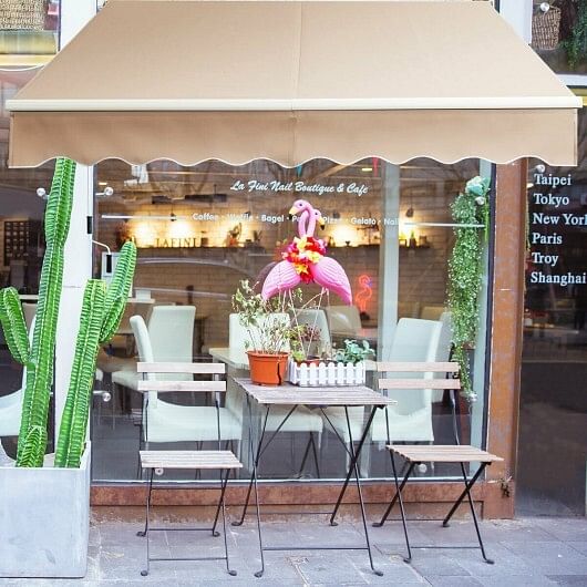 10 x 8.2 Feet Retractable Awning with Easy Opening Manual Crank Handle-Beige - Free Shipping