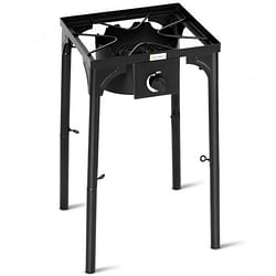 100 000-BTU Portable Propane Outdoor Camp Stove with Adjustable Legs - Free Shipping