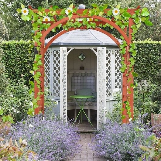 Garden Archway Arch Lattice Trellis Pergola for Climbing Plants and Outdoor Wedding Bridal Decor - Free Shipping