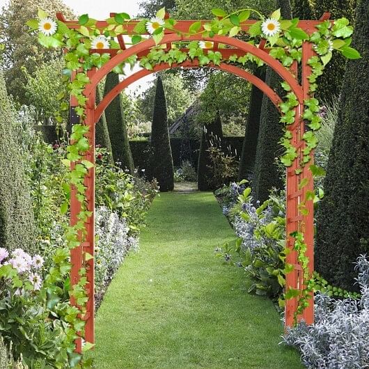Garden Archway Arch Lattice Trellis Pergola for Climbing Plants and Outdoor Wedding Bridal Decor - Free Shipping