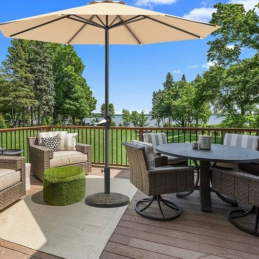 27 lbs Patio Market Umbrella Base Stand - Free Shipping