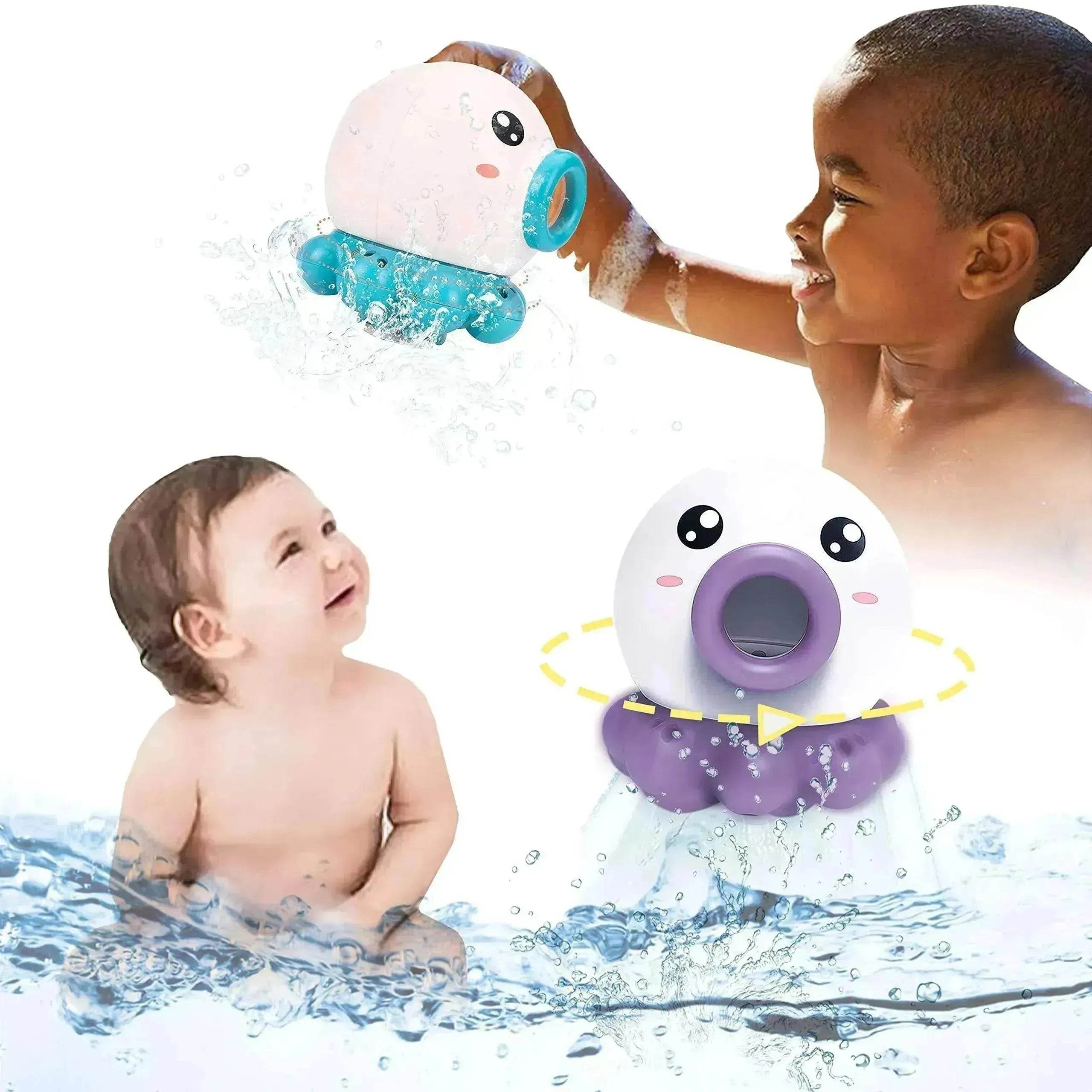 Octopus Fountain Bath Toy: Fun Water Sprinkler