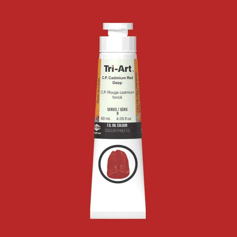 Tri-Art Oil Colours - C.P. Cadmium Red Deep
