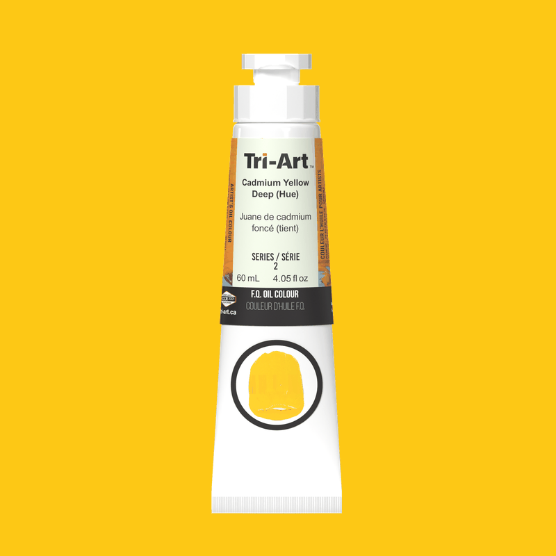 Tri-Art Oil Colours - Cadmium Yellow Deep Hue