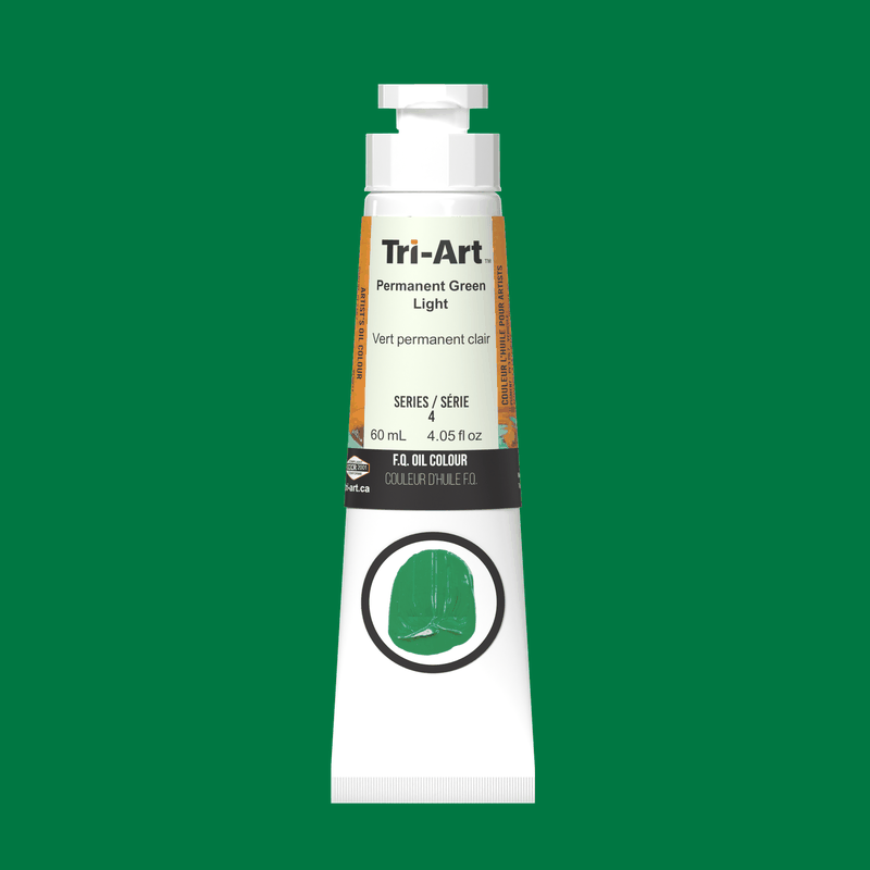 Tri-Art Oil Colours - Permanent Green Light