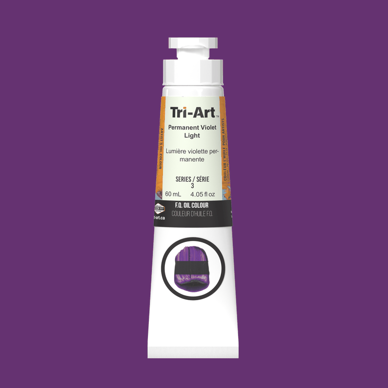 Tri-Art Oil Colours - Permanent Violet Light