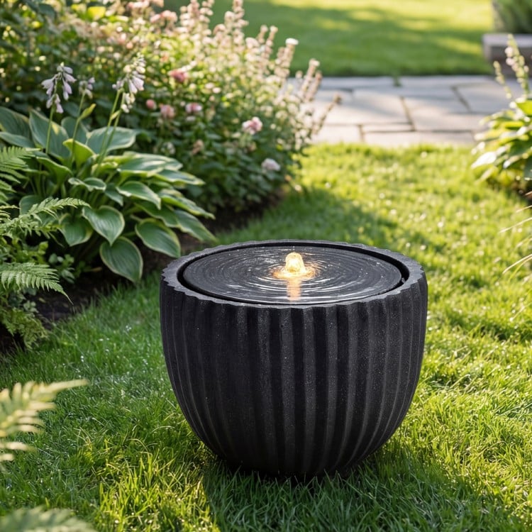 Outdoor Round Sphere Water Fountain with Pump for Garden