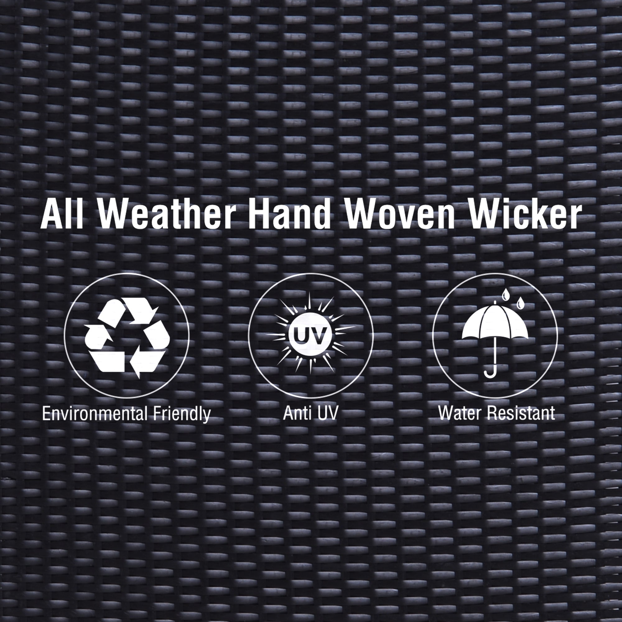 Outsunny Wicker Rattan Towel Valet Organizer Poolside 2 Shelf 1 Drawer Storage