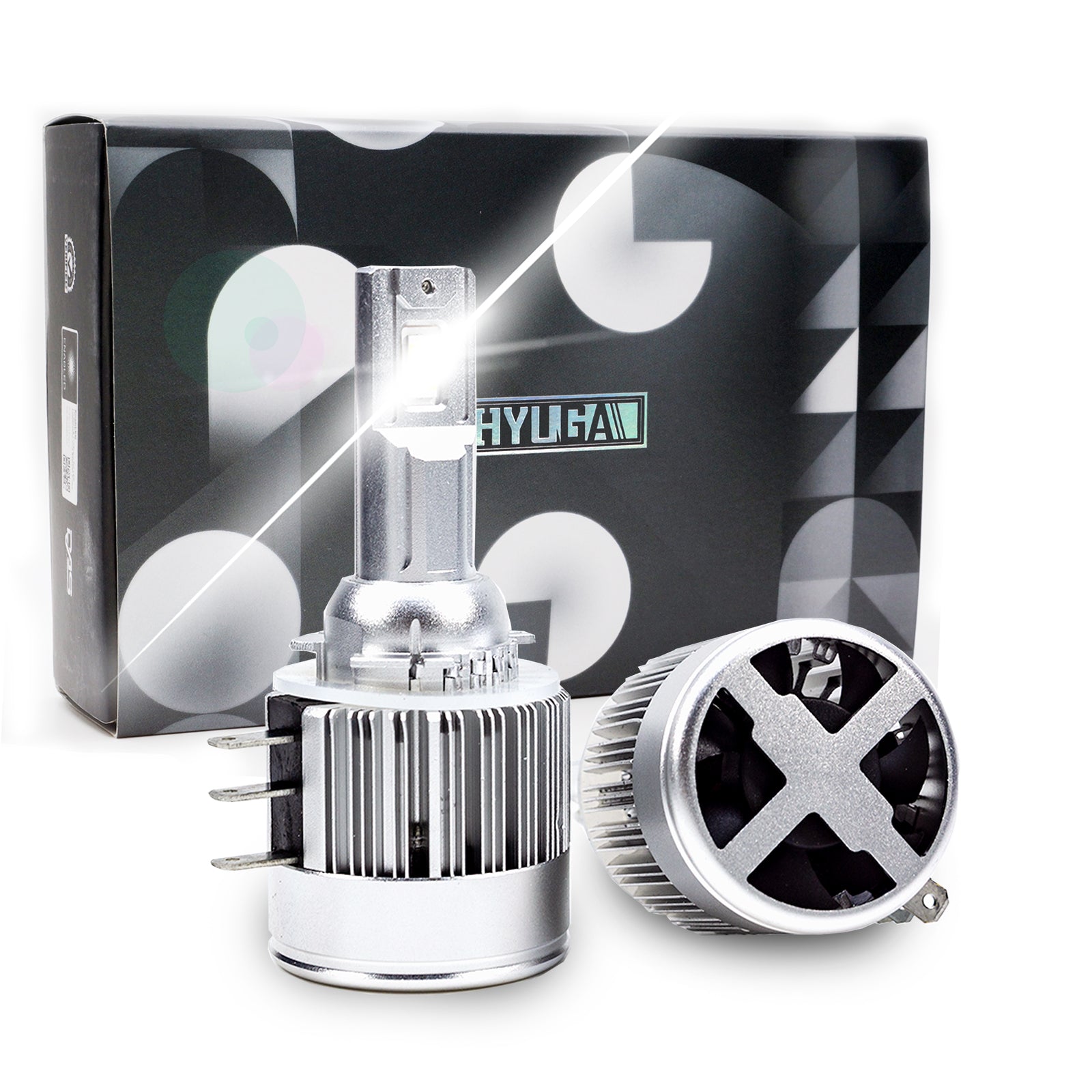 H15 LED High Beam Headlight DRL Plug & Play HYUGA Decoded Ford VW KUGA MAZDA AUDI