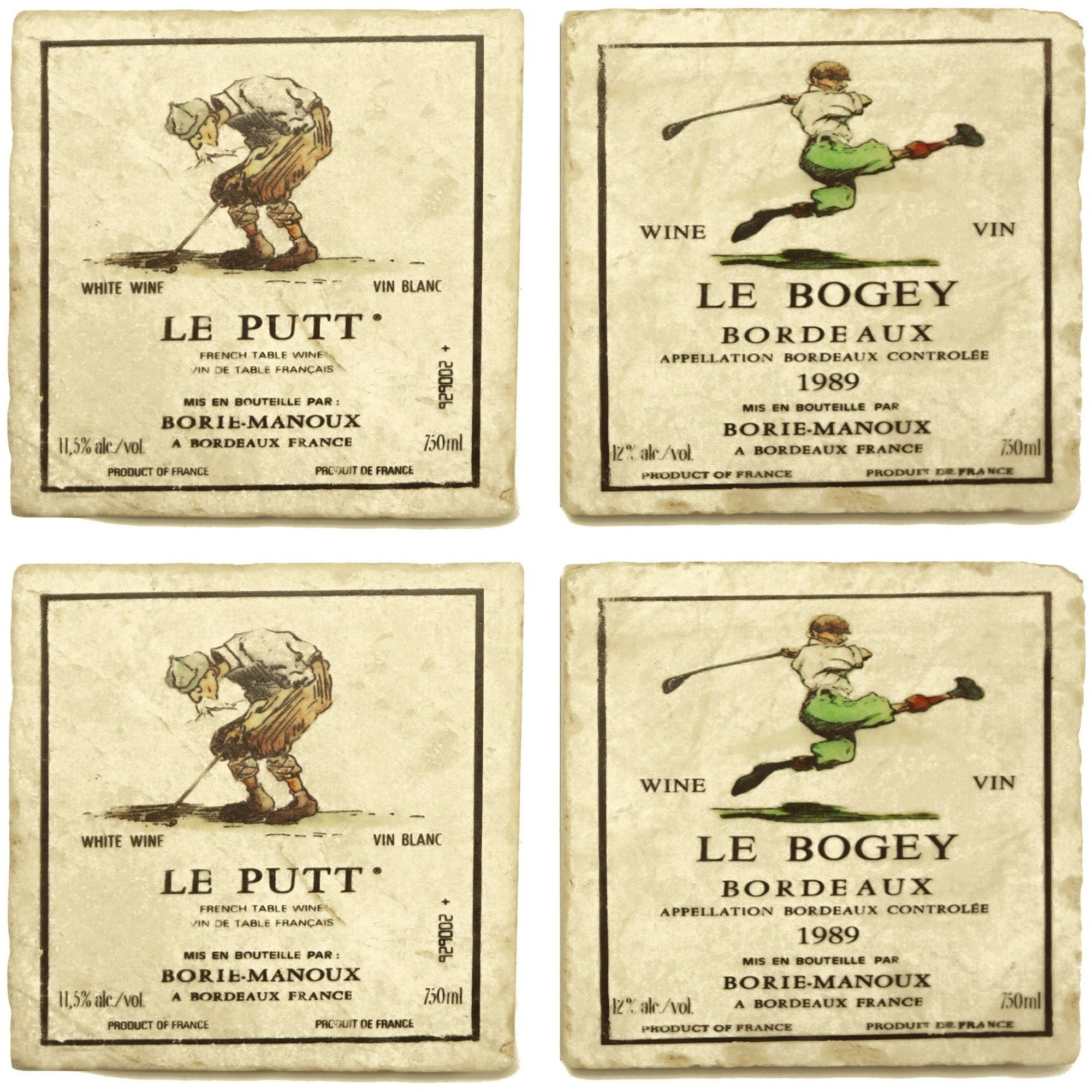 BORIE-MANOUX Series Set/4 Coas