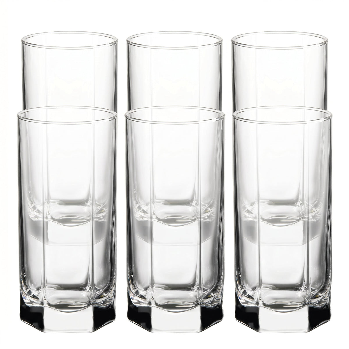 Highball Glasses, Set of 6, 440 ml (14.9 oz) Tall Drinking Glasses – Tango
