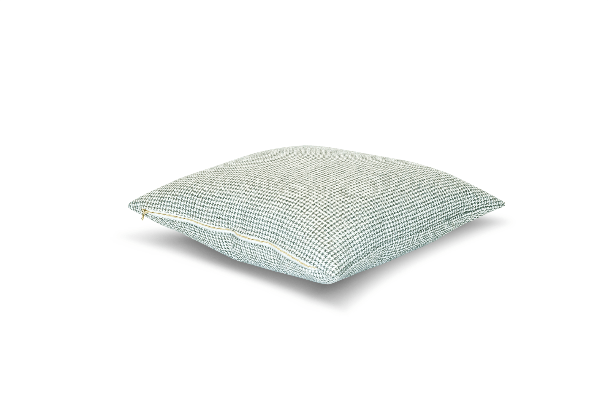 Pewter Houndstooth Cushion Cover