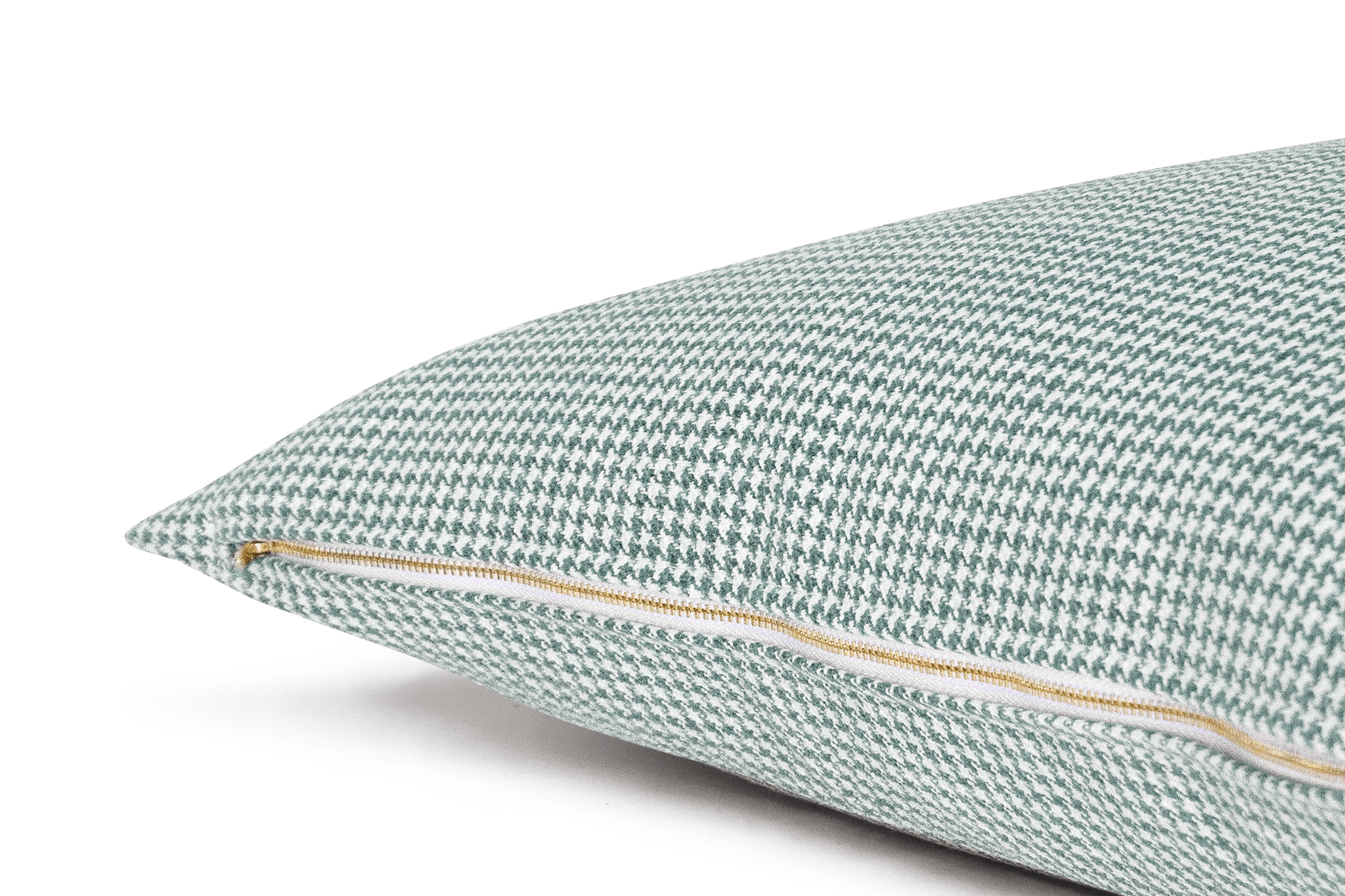 Pewter Houndstooth Cushion Cover