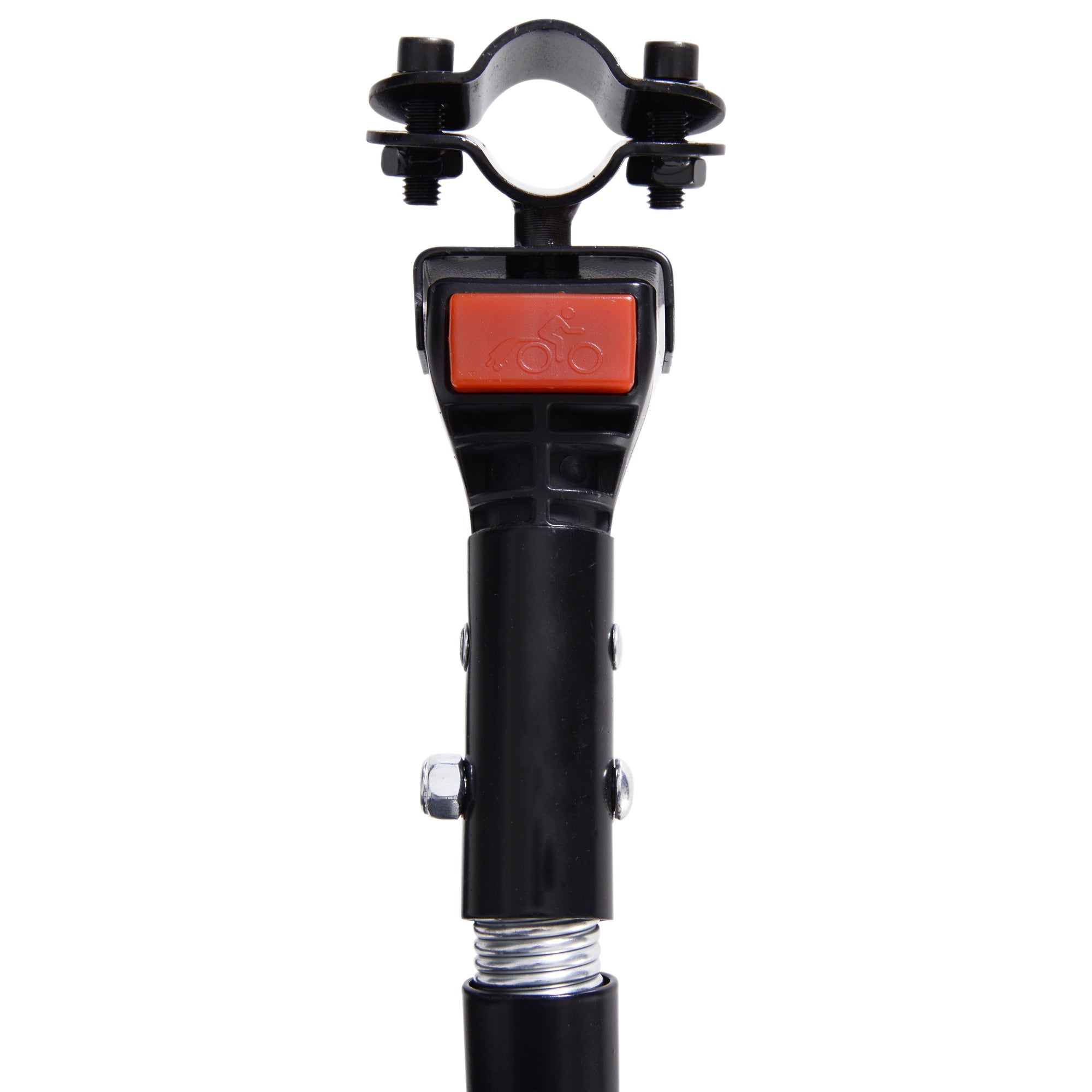 Aosom Folding Bike Cargo Trailer, Utility Bicycle Cart with Hitch, Garden & Patio Tool Carrier, Black