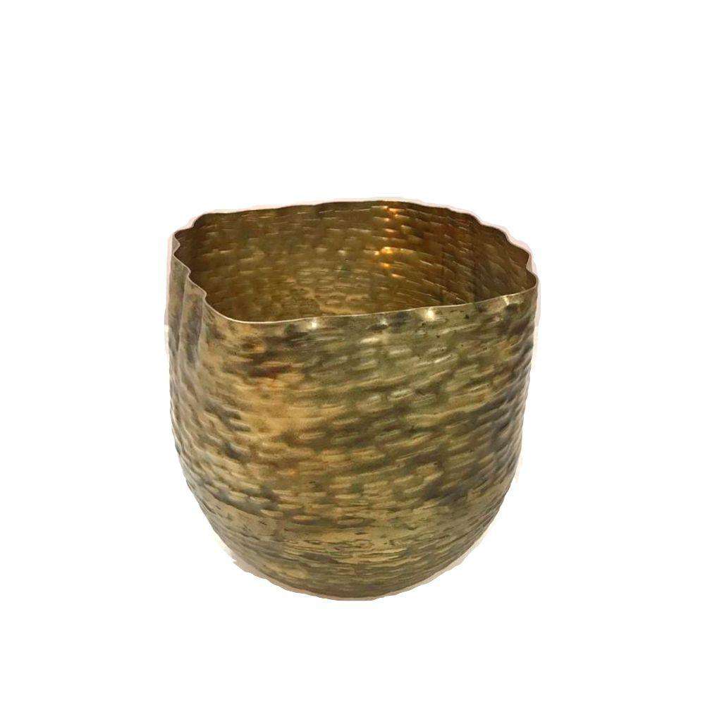Poloma - Brass Basket Planter (Multiple Sizes)
