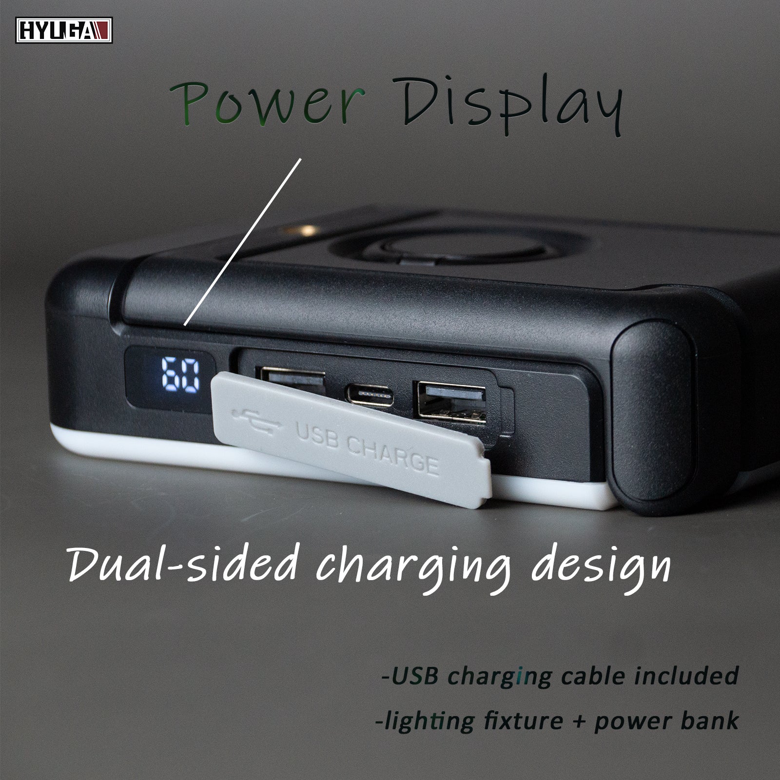 LED Camping Lantern Rechargeable Light 10,000mAh Power Bank Tent Lamp IP64 Waterproof 800LM 5 Light Modes for Camping, Hiking, Hurricane Emergency, Home use and Car (1 PCS)