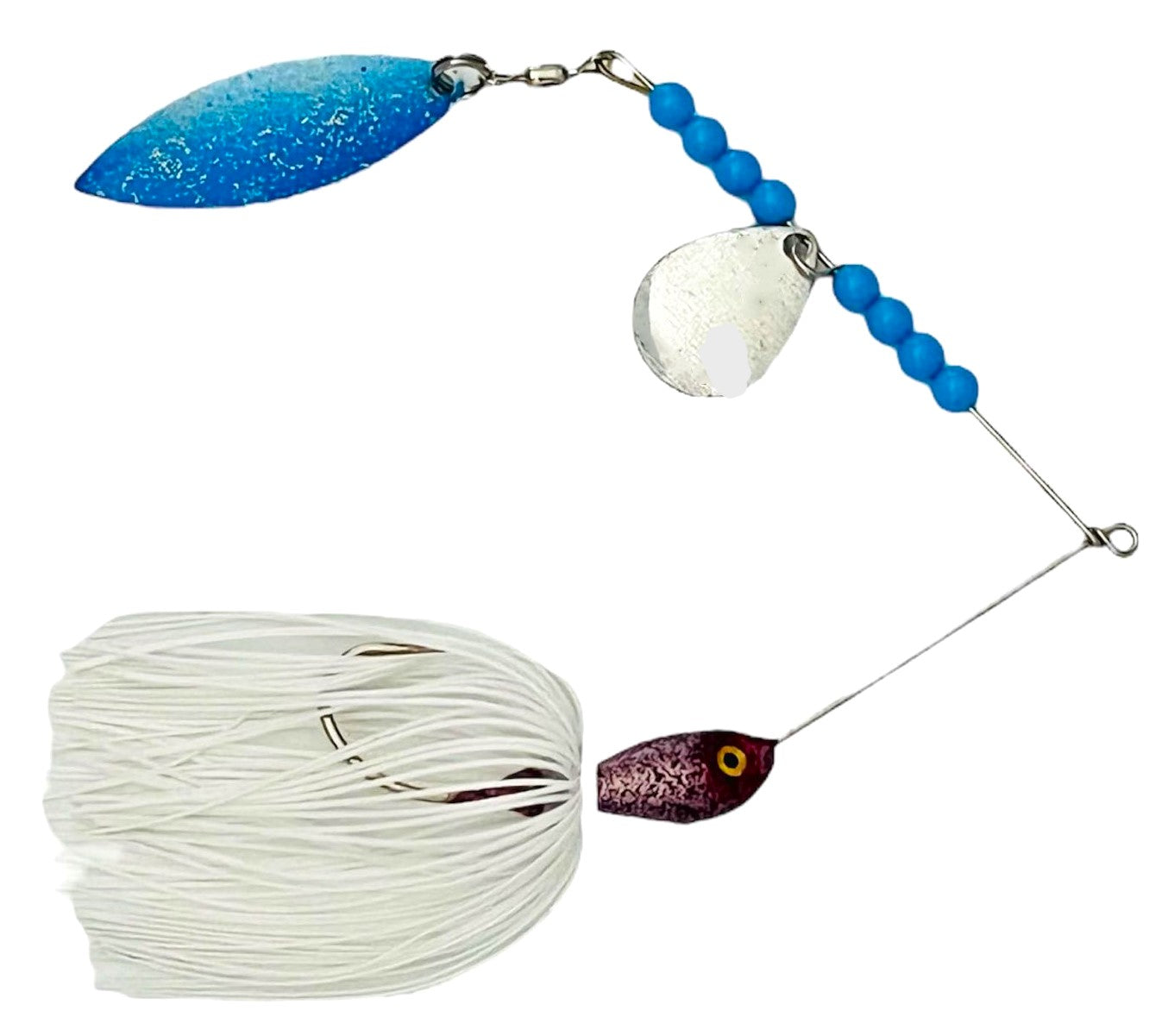 Premium Spinner Baits Cherry Red Willow/Colorado
