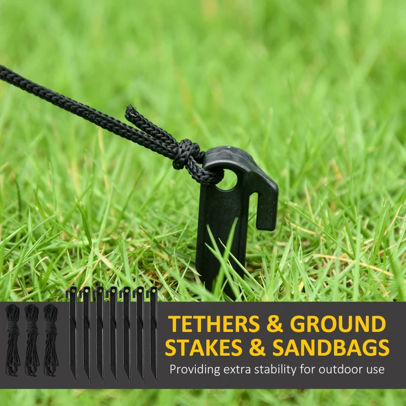 Outsunny 8ft Halloween Inflatable Pumpkin Head Ghost in a Hat – LED Lighted Outdoor Decoration