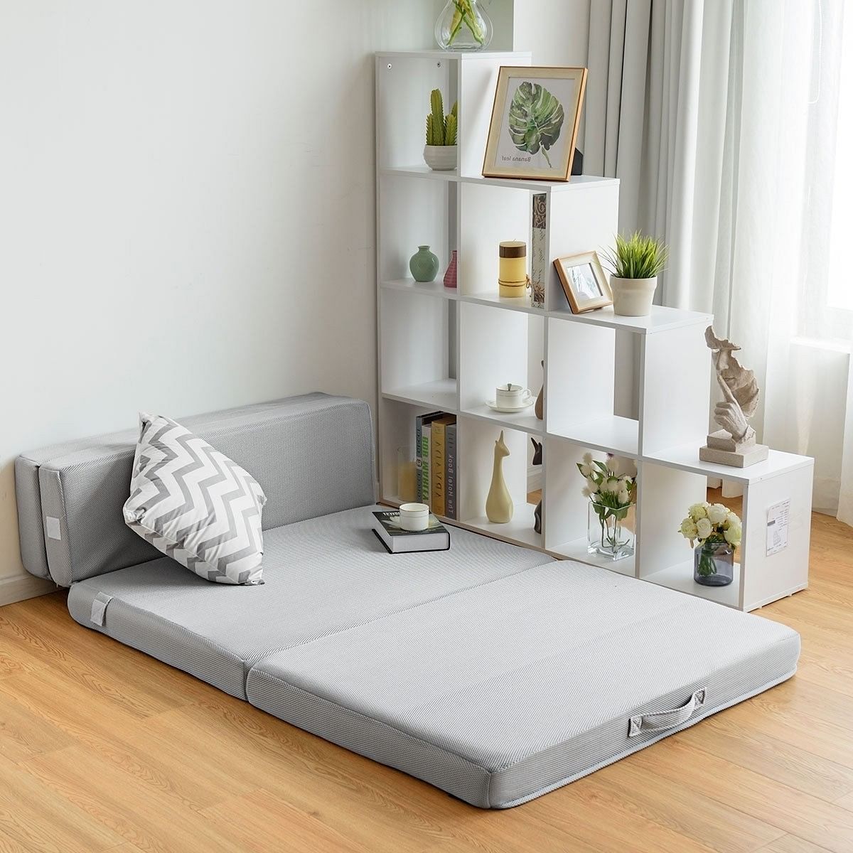 Queen size 4-inch Thick Folding Guest Bed Mattress - Free Shipping
