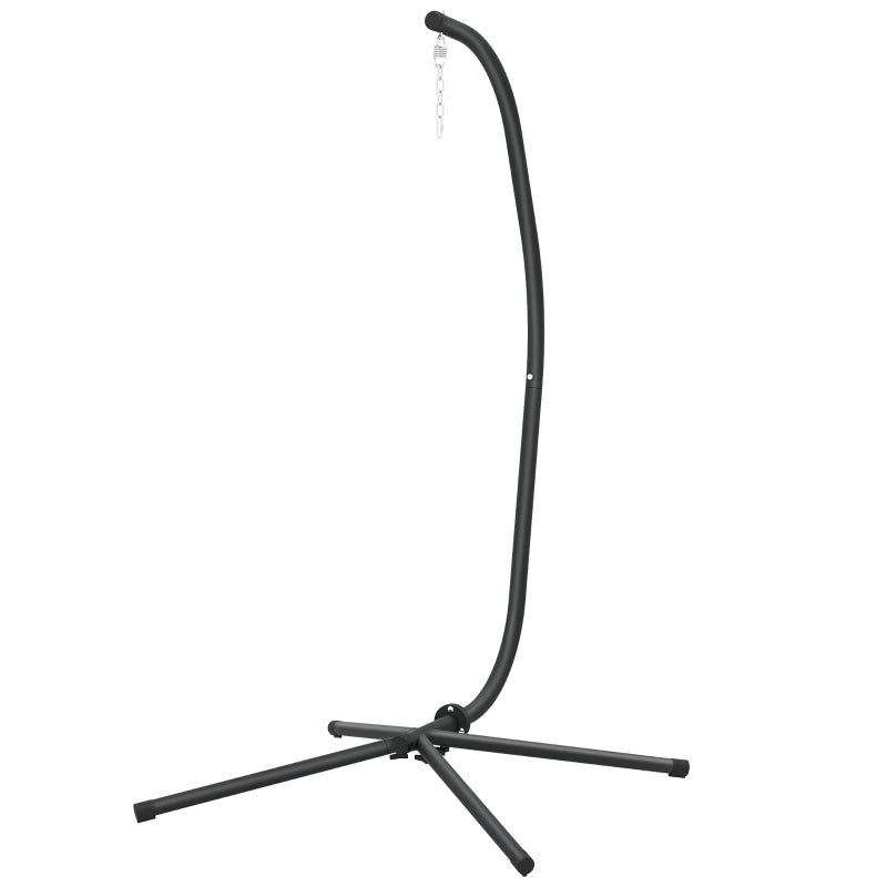 Hanging Egg Chair Stand Only, Heavy Duty Hammock Chair Stand, 330lbs Weight, Black