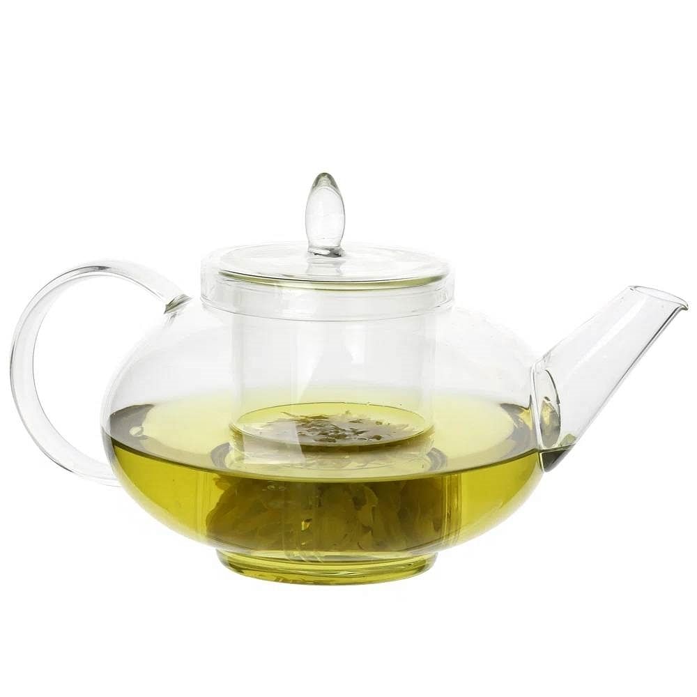 1,500 ml / 50 oz Borosilicate Glass Teapot with Removable Infuser - Free Shipping