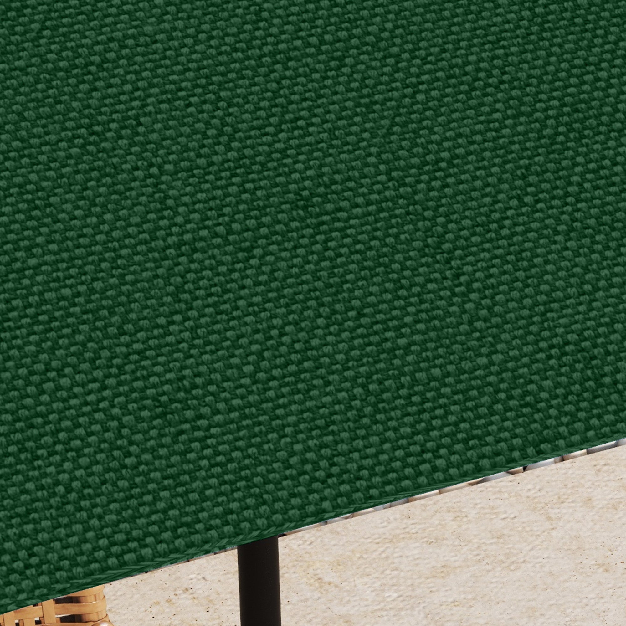 Outsunny Gazebo Canopy Replacement 9.84 x 9.84ft UV Protected Top Sun Shade Green