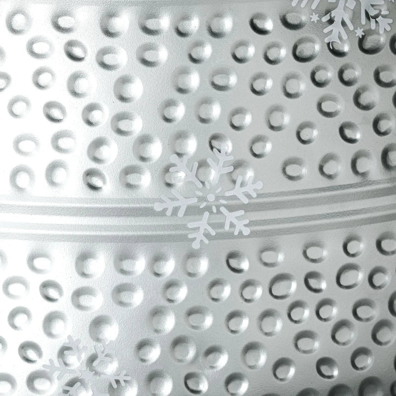 HOMCOM 24" Hyacinth Christmas Tree Base Cover – Hand-Woven Natural Tree Collar for Holiday Home Decor