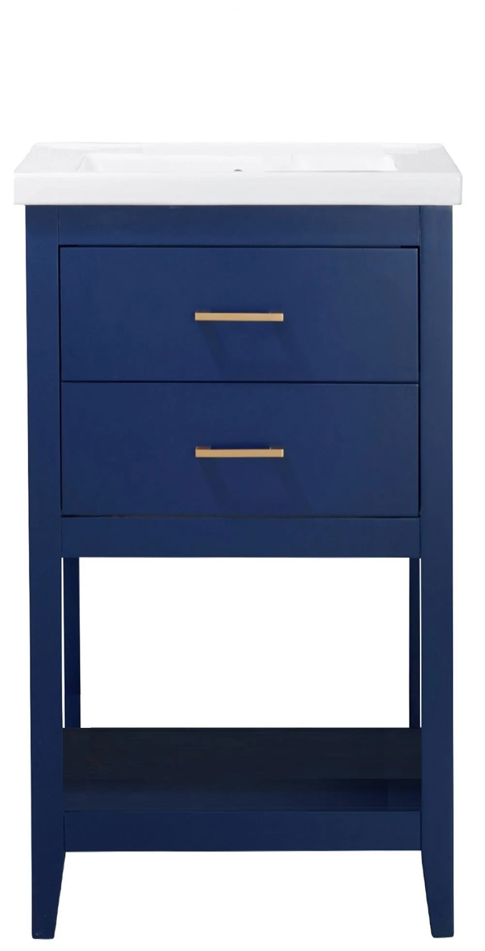 Cara 20" Single Sink Vanity with Porcelain Top