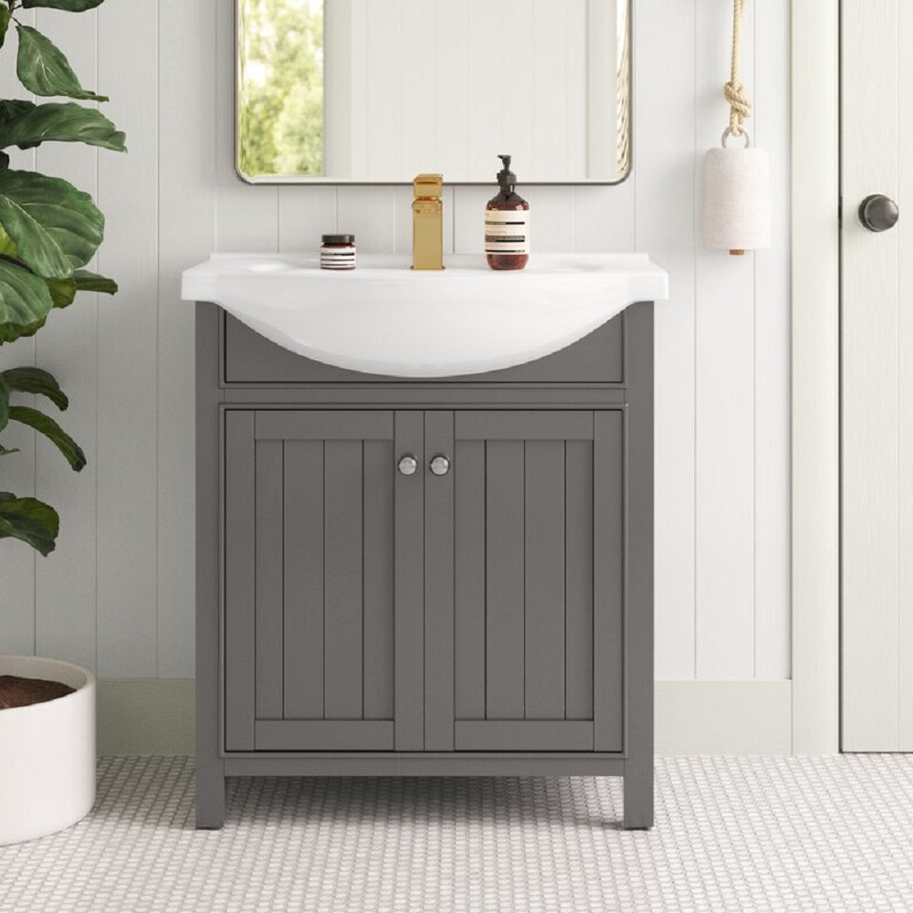 Cameron 30" Single Sink Vanity with Porcelain Top